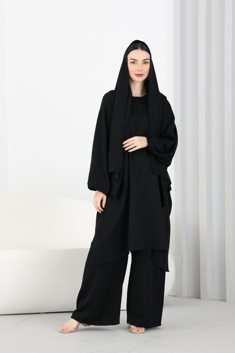 Azza Umrah Pants Set in Black