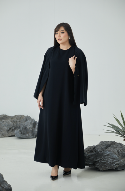 BM x FF: Box Blazer with Maxi Dress