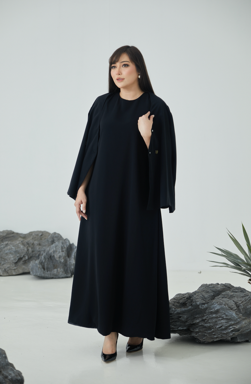 BM x FF: Box Blazer with Maxi Dress