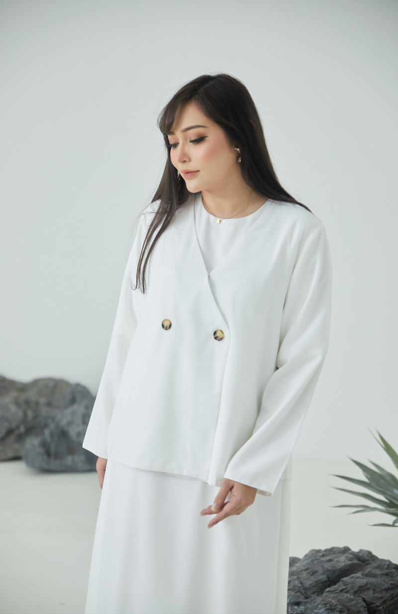BM x FF: Box Blazer with Maxi Dress