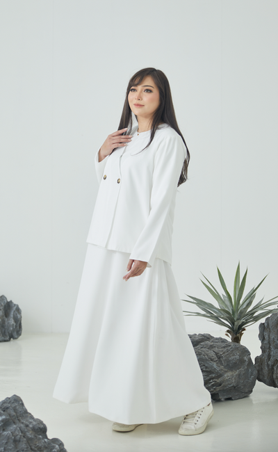 BM x FF: Box Blazer with Maxi Dress