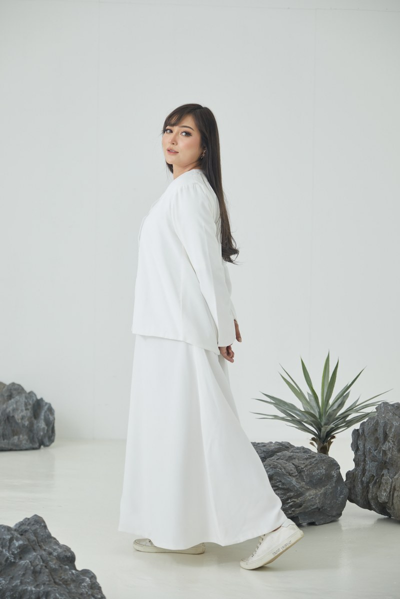 BM x FF: Box Blazer with Maxi Dress