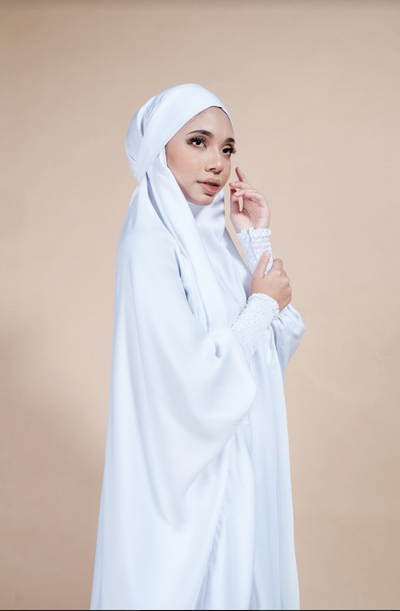Jilbab Skirt Set V2.0 in Pure White