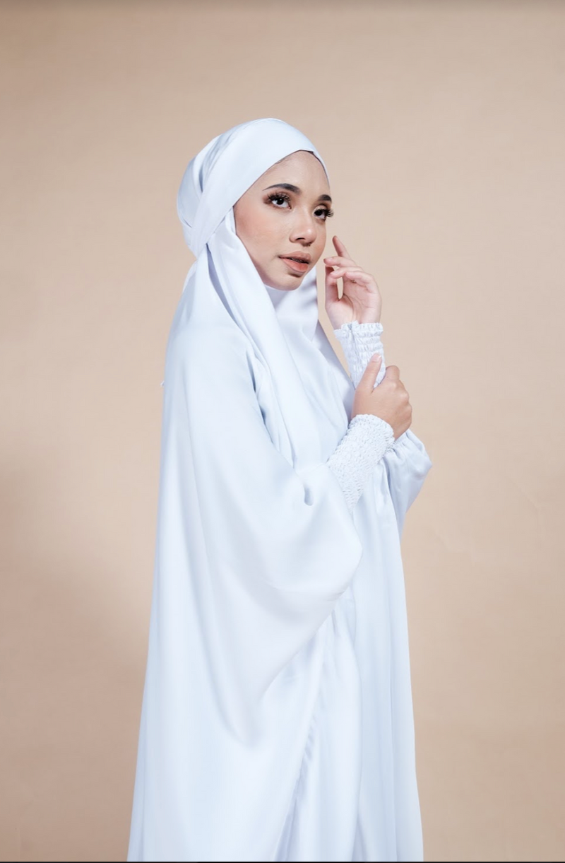 Jilbab Skirt Set V2.0 in Pure White