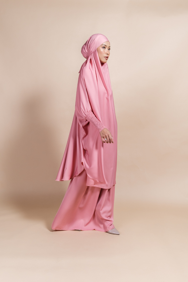 Jilbab Skirt Set V2.0 in Bandung Pink