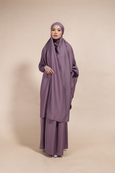 Jilbab Skirt Set Lilac in Purple | By Marlena